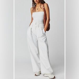 NEW! Citizens of Humanity Samira Corset Baggy Jeans – White (Chateau) – Size 34